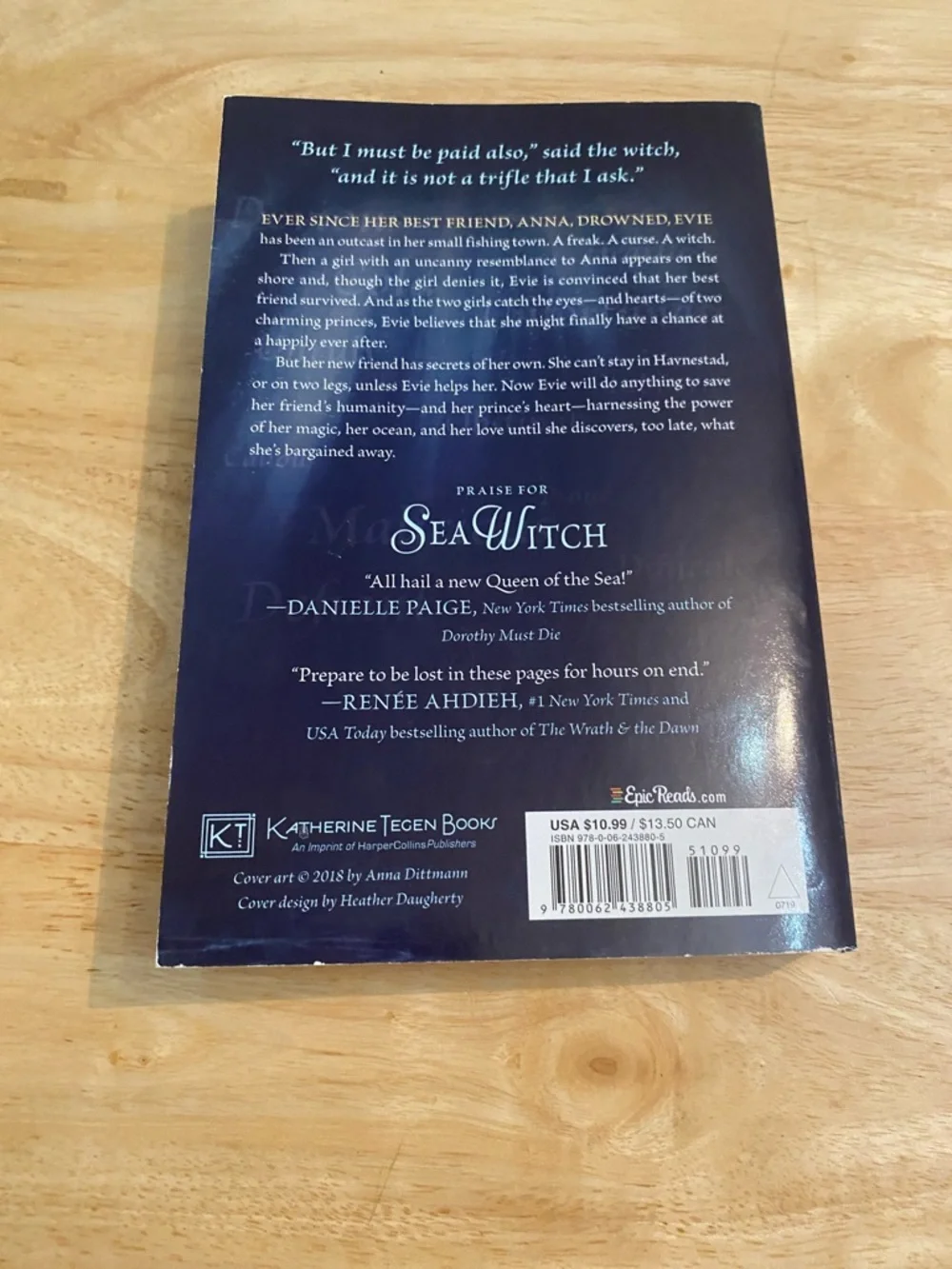 Sea Witch by Sarah Henning Paperback Book